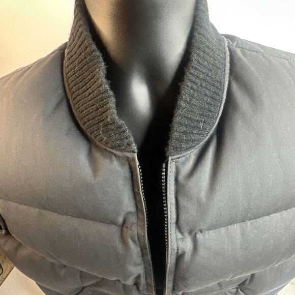 Vintage 80s Walls Blizzard-Pruf Insulated Outerwear Down Puffer Vest Black 46R - Picture 3 of 11